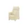 Hukla Relaxsessel Pascal Leder 77 x 115 x 90 cm Creme elektrisch, drehbar