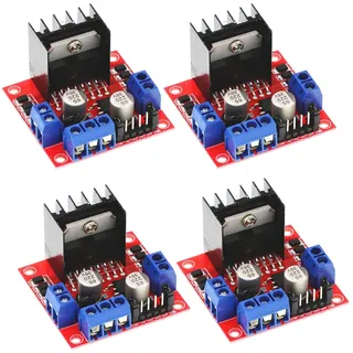 4 pcs L298N Motor Drive Controller Board Modul Dual H Brücke DC Schrittmodul für Arduino