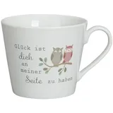 Krasilnikoff Happy Cup Tasse 0,4 l Weiß