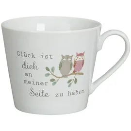 Krasilnikoff Happy Cup Tasse 0,4 l Weiß