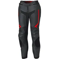 Held Street Rocket 4, Lederhose perforiert Damen - Schwarz/Neon-Rot