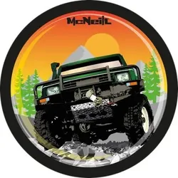 McNeill 3463800007 McAddys zu Schulranzen Fahrzeuge: Jeep/orange