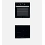 Bauknecht Einbauherdset HEKO Black induktion : Einbauherd HIS5 EI8VS3 ES + Kochfeld BU 1760C FT