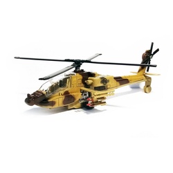 Toi-Toys Spielzeug-Hubschrauber Army HUBSCHRAUBER mit Licht & Sound Rückzug Militär Modell 98 (Beige), Spielzeug Kinder Geschenk beige|braun