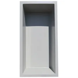 Wacredo GFK Rechteckbecken grau 240 x 120 x 60cm Kneippbecken Teichbecken