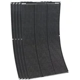 SOLEXO Solarmodul Balkonkraftwerk, Solaranlage, flexibles Solarpanel, wetterfest, (4-St., Komplett-Set), wassergeschützt, wetterfest, windgeschützt, Balkonkraftwerk