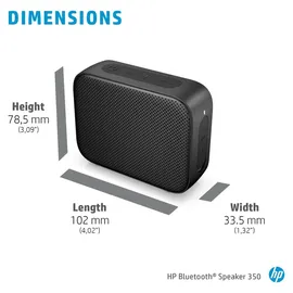HP Bluetooth-Lautsprecher 350 silber
