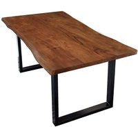SIT Möbel Esstisch aus Akazie mit Baumkante wie gewachsen,