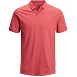 JACK & JONES Poloshirt Basic mit Slim Fit in Dunkelblau-XXL