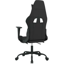 vidaXL Gaming-Stuhl mit Fußstütze schwarz/tarnfarben stoff