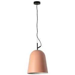 studio 290, rosafarbene metallpendelleuchte, faro barcelona