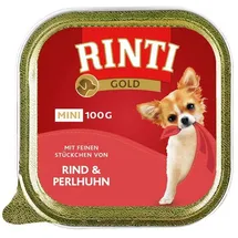 Rinti Gold Mini Rind & Perlhuhn 100 g