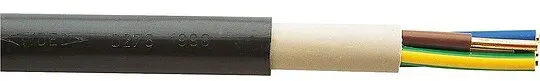 Erdkabel 0,6/1KV NYY-J, 5 x 16 mm2 RE schwarz - Rolle 50 m ** 1m/16,45 EUR