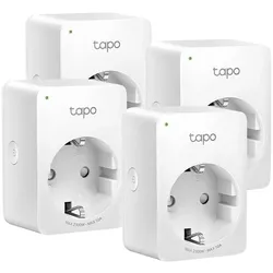 TP-Link Tapo P100 Mini Smart WLAN-Steckdose 4er Pack Fernzugriff kein Hub notwendig