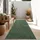 Paco Home Outdoor Teppich, Flachgewebe Einfarbig Modern Wetterfest für Terrasse Küche 80x250 cm, Grün,