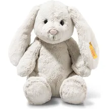 Steiff Light at Night Hoppie Hase 28 cm Hellgrau