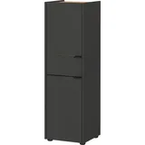 KADIMA DESIGN Avis Badkommode 34 x 111 x 34 cm Anthrazit-Beige