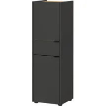 KADIMA DESIGN Avis Badkommode 34 x 111 x 34 cm Anthrazit-Beige