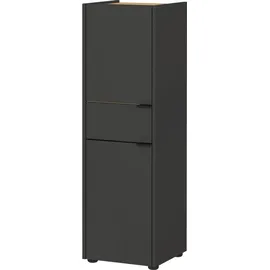 KADIMA DESIGN Avis Badkommode 34 x 111 x 34 cm Anthrazit-Beige