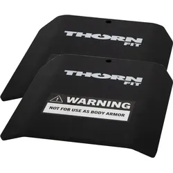 Gewichtsplatten für Weste Tactic One 8,6 lb Weiß [Paar] THORN FIT schwarz 3,9 kg