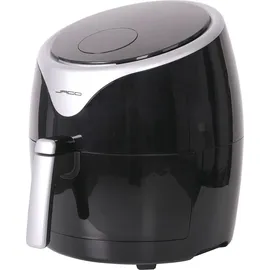 Jago® Heißluftfritteuse 5.5L - 1700 Watt, LED Display mit Touchscreen, 7 Programme, 60 min Timer, Ohne ÖL, Schwarz - Airfryer, Heißluf... - Schwarz