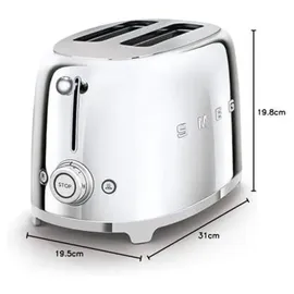 Smeg TSF01SSEU Chrom / Hochglanz