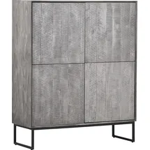 GUTMANN FACTORY Highboard ¦ grau ¦ Maße (cm): B: 115 H: 138 T: 42.0