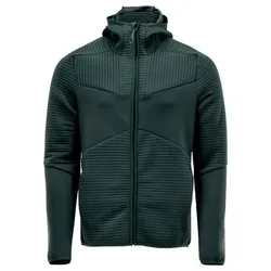22603-681 Fleece Kapuzensweatshirt mit Reißverschluss, waldgrün, XS