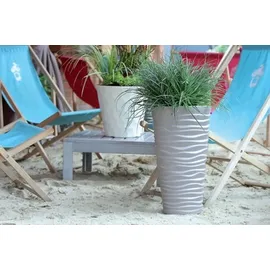 Prosperplast Sand Slim Ø 34,9 x 61,9 cm weiß