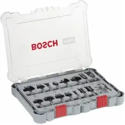 Bosch Fräser-Set 8-mm-Schaft 15-teilig