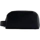 Ted Baker LANIIS Recycled Leather Washbag, Necessaire, Schwarz