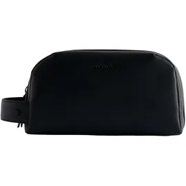 Ted Baker LANIIS Recycled Leather Washbag, Necessaire, Schwarz