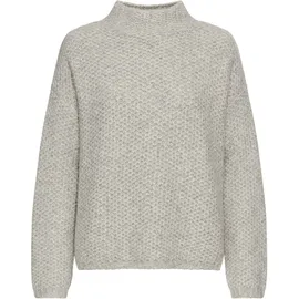 CAMEL ACTIVE Strickpullover mit Stehkragen Grau S