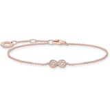 Thomas Sabo Armband Infinity roségold vergoldetes Silber