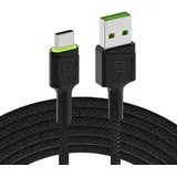 Green Cell USB-A auf USB-C 1,2 m Schwarz