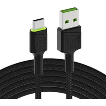 Green Cell USB-A auf USB-C 1,2 m Schwarz