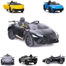 ES-Toys Elektro-Kinderauto Lamborghini Huracan schwarz (12 V)