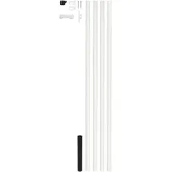 GAH Alberts Fahnenmast 42 mm Stahlrohr, Gesamtl. 6, 15m