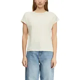 Comma, comma T-Shirt mit Cap-Sleeves beige 40 EU