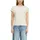 Comma, comma T-Shirt mit Cap-Sleeves beige 40 EU