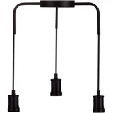 LUXULA 3-flg. E27 150 cm schwarz
