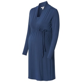 Esprit Maternity Damen Dress Nursing Long Sleeve Kleid, Dark Blue-405, L