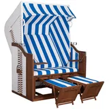 Strandkorb Profi Ostsee Fehmarn weiß Dessin 991