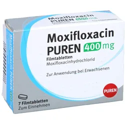 Moxifloxacin Puren 400 mg Filmtabletten 7 St