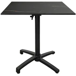 Restootab Outdoor Klapptisch Diabolo 70x70cm - Modell Marmor Elite