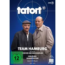 Tatort Hamburg - 40 Jahre Stoever und Brockmöller - Jubiläums-Gesamtedition (Erstmals alle 41 Folgen)  [21 DVDs]