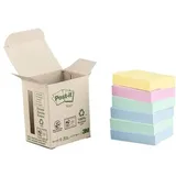 Post-it Post-it® Recycling Notes Rainbow Haftnotizen farbsortiert, 6 Blöcke