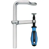 Ganzstahl-Schraubzwinge VIRIDIS mit 3K-Komfortgriff - Spannweite 160mmx80mm-Spannbacke 16mmx7,5mm