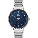 Lacoste Lacoste Club 2011166 Herrenarmbanduhr - Silber/Blau