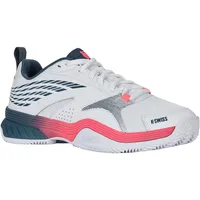 K-Swiss Herren SPEEDEX Tennis Shoe, White/Stargazer/NEON Blaze, 42 EU